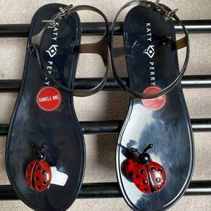 KATY PERRY Women The Geli Ladybug Sandals - NEW NWOB